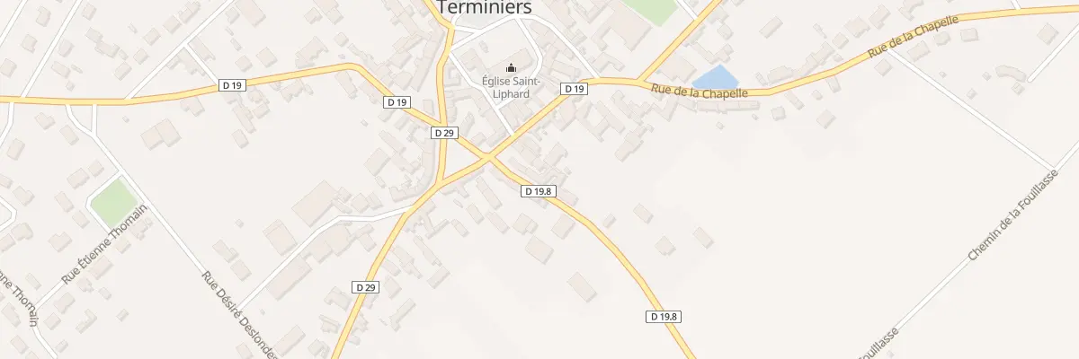 Plan du 3 Rue Louis Amour à Terminiers