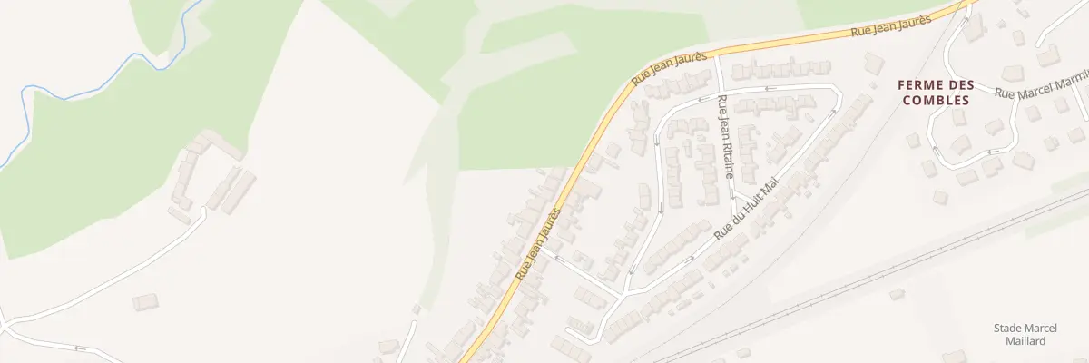 Plan du 59 Rue Jean Jaurès à Rinxent