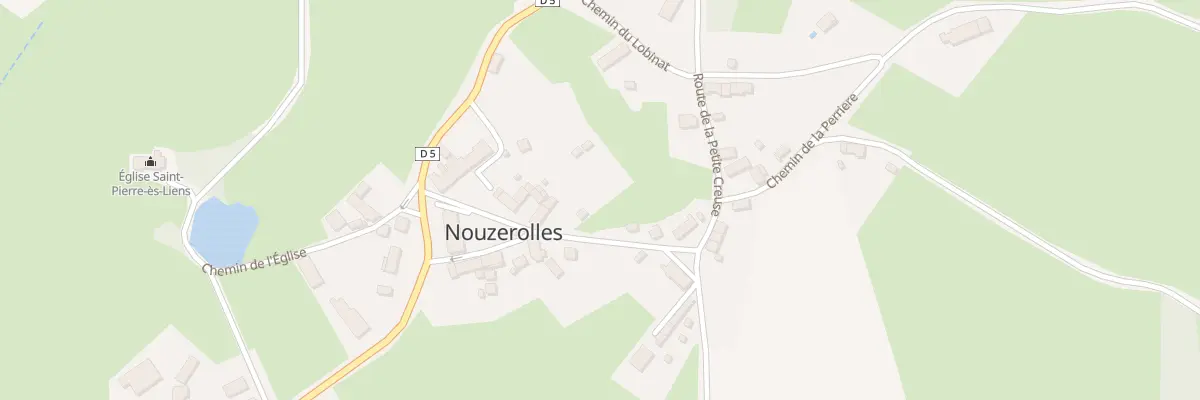 Plan du 13 Rue de la Mairie à Nouzerolles