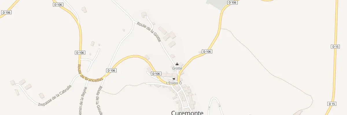 Plan du 5199 La Doumenague à Curemonte