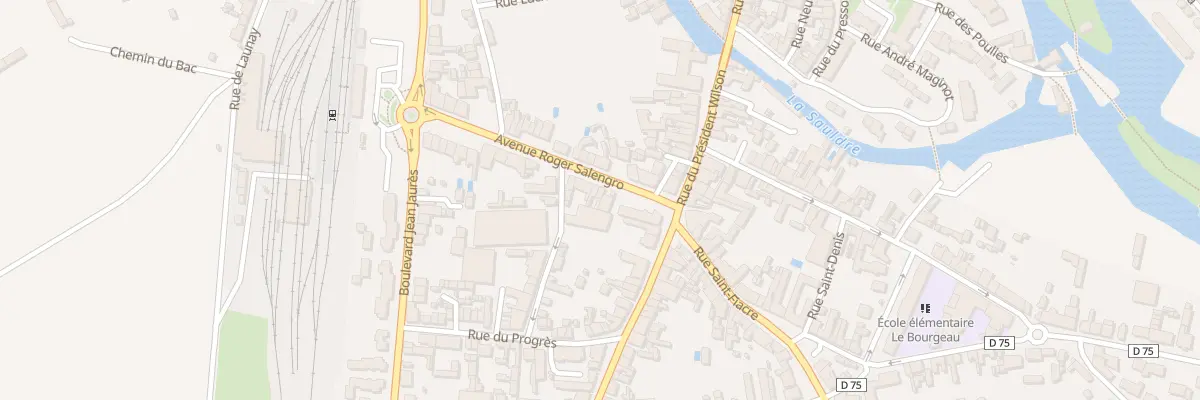 Plan du 3 Av Roger Salengro à Romorantin-Lanthenay