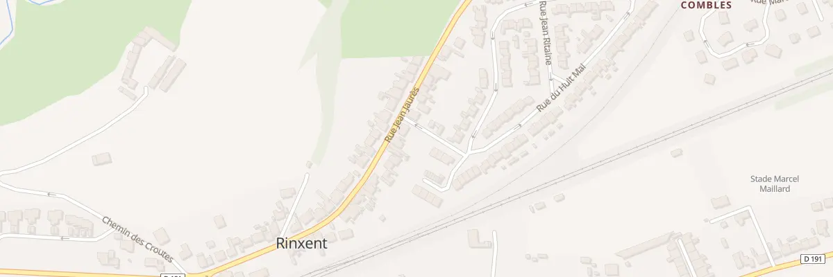 Plan du 40 Rue Jean Jaurès à Rinxent