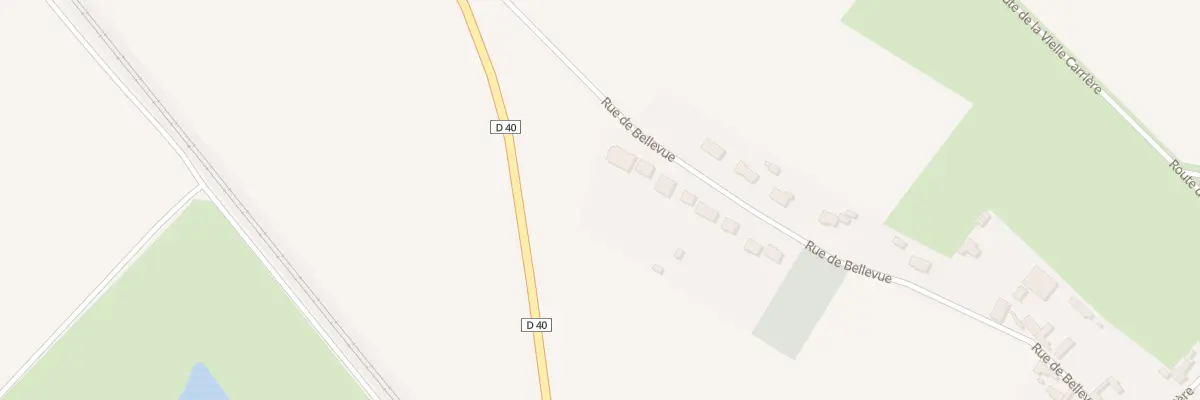 Plan du 40 Rue de Bellevue à Port-le-Grand