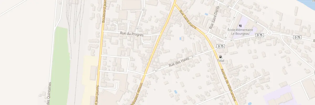 Plan du 90 Rue du Président Wilson à Romorantin-Lanthenay