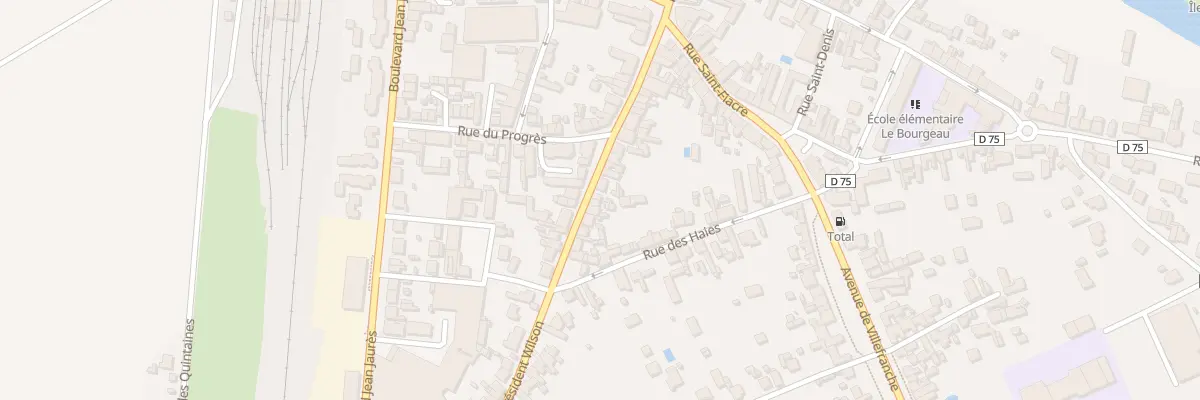 Plan du 88 Rue du Président Wilson à Romorantin-Lanthenay