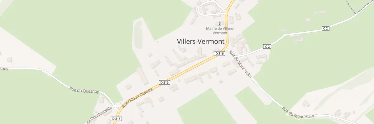 Plan du 10 Rue Gilbert Dewitte à Villers-Vermont
