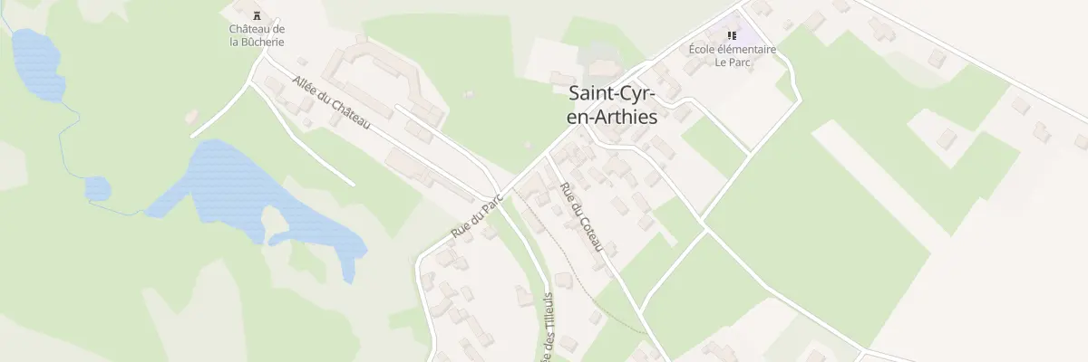 Plan du 36B Rue du Parc à Saint-Cyr-en-Arthies