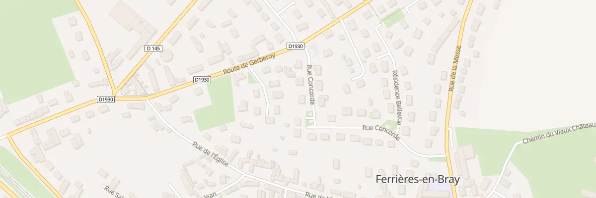 Plan du 6 Rue Concorde à Ferrières-en-Bray