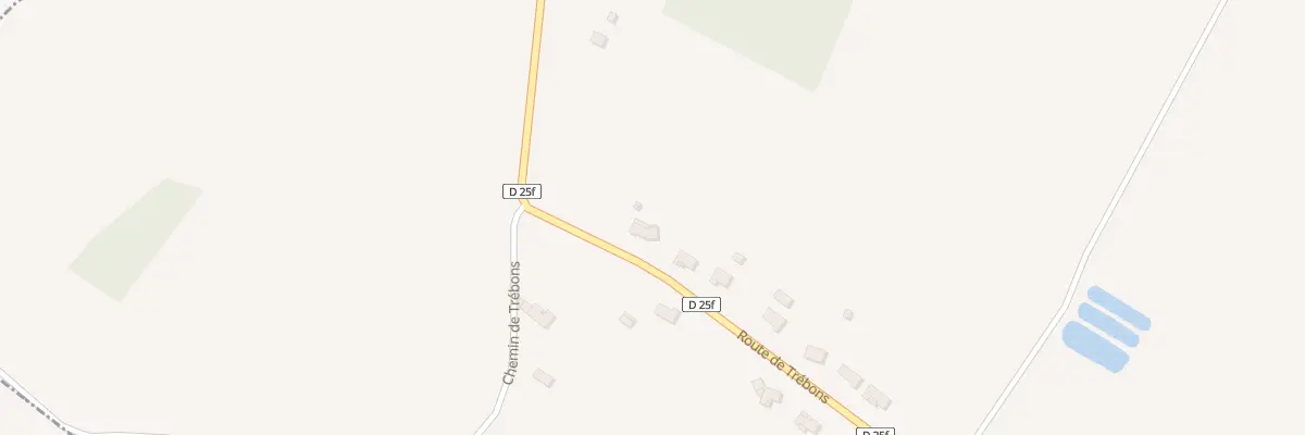 Plan du 46 Rte de Trébons à Vallègue