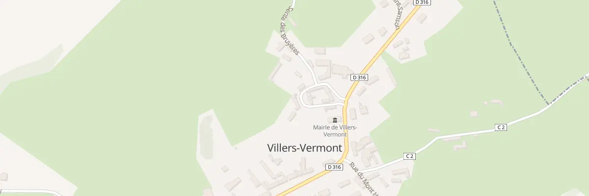 Plan du 8 Rue de l’Eglise à Villers-Vermont