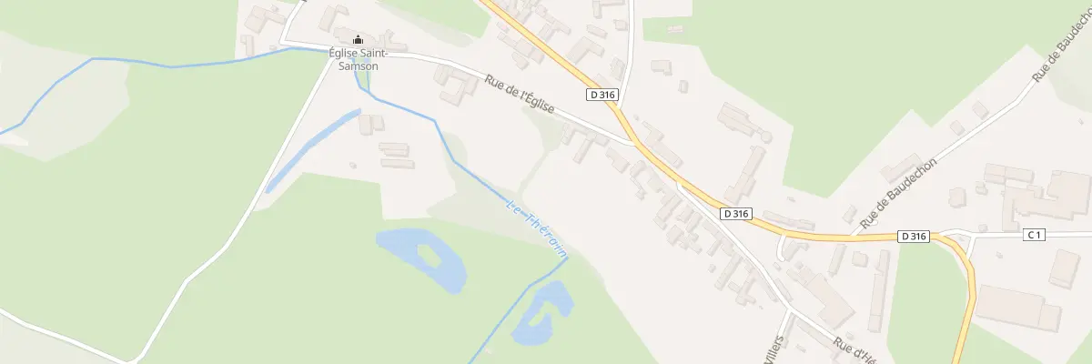 Plan du 3 Rue de l’Eglise à Saint-Samson-la-Poterie