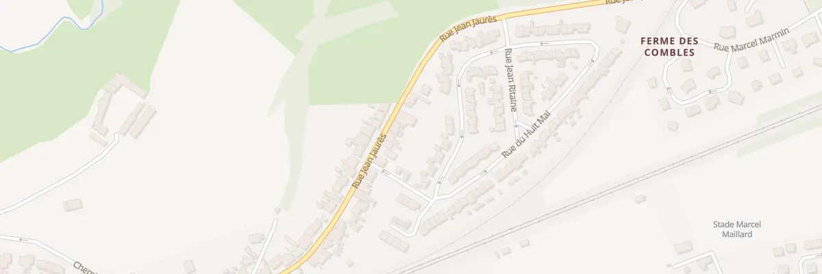 Plan du 52 Rue Jean Jaurès à Rinxent