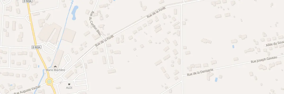 Plan du 86B Rue de la Deniserie à Romorantin-Lanthenay