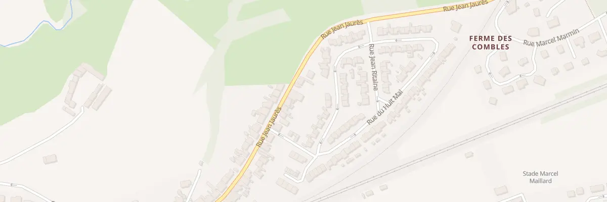 Plan du 54 Rue Jean Jaurès à Rinxent