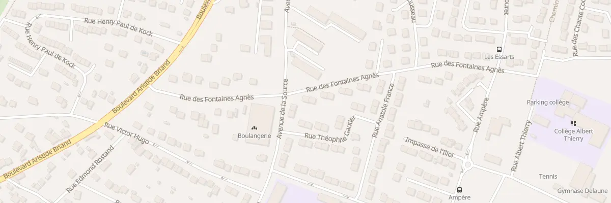 Plan du 26 Rue des Fontaines Agnès à Limay