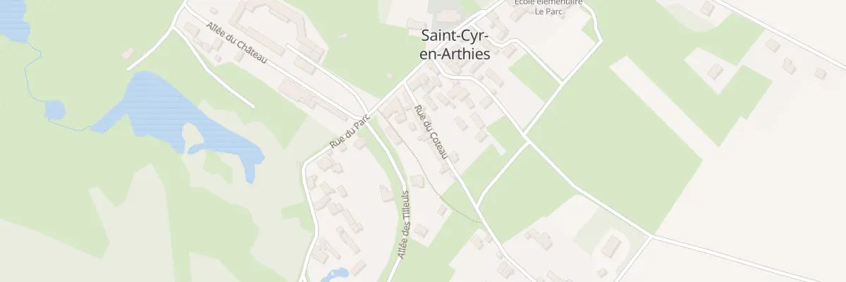 Plan du 4 Rue du Côteau à Saint-Cyr-en-Arthies