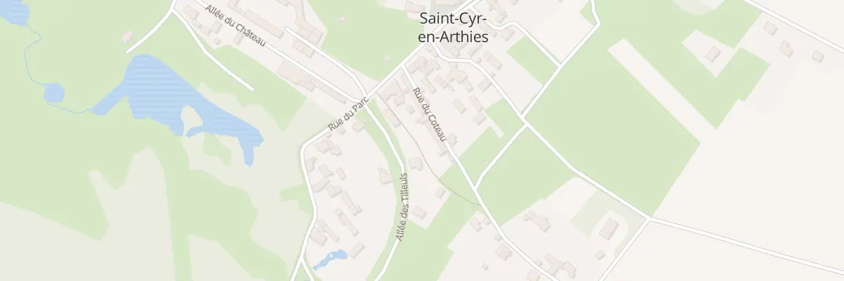 Plan du 6 Rue du Côteau à Saint-Cyr-en-Arthies