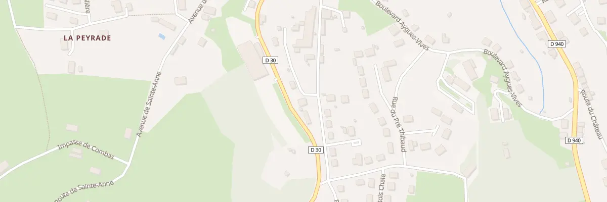 Plan du 1 Rue du Pré Capirou à Eymoutiers
