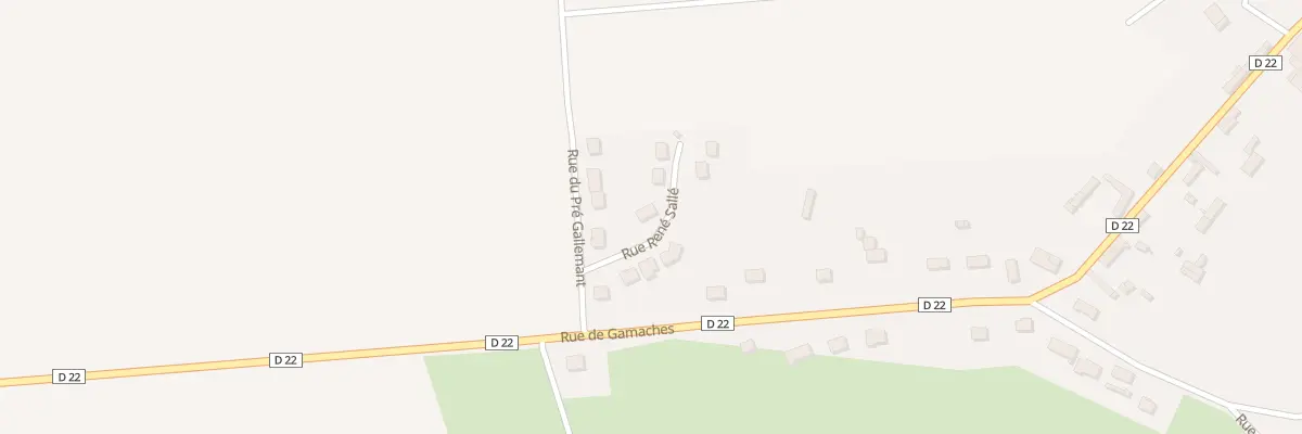 Plan du 1 Rue René Sallé à Moyenneville