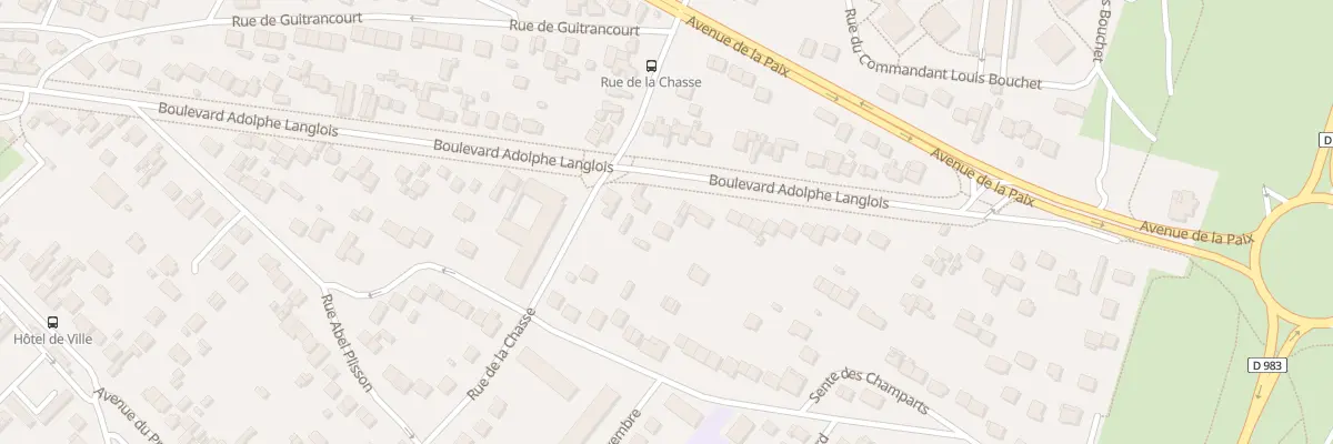 Plan du 72B Bd Adolphe Langlois à Limay