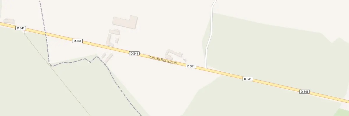 Plan du 1274 Rue de Boulogne à Wirwignes
