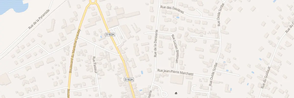 Plan du 22 Rue de la Deniserie à Romorantin-Lanthenay