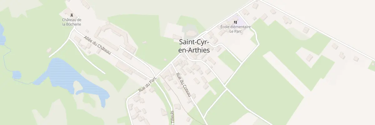 Plan du 1 Rue des Vergers à Saint-Cyr-en-Arthies