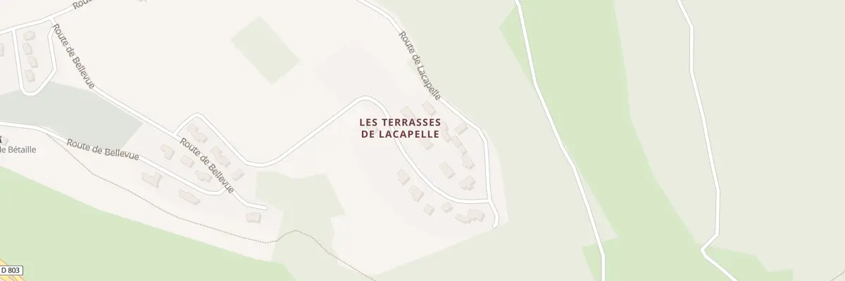 Plan du 570 Rte de Lacapelle à Bétaille