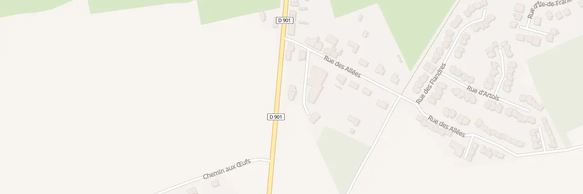 Plan du 42 Rue des Allées à Samer