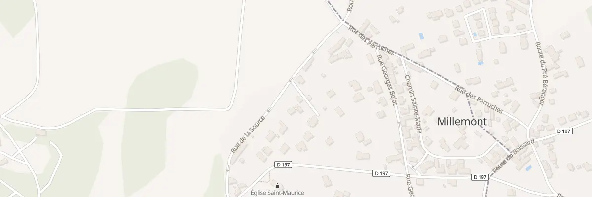 Plan du 7T Rue de la Source à Millemont
