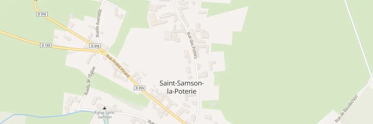 Plan du 15 Rue des Potiers à Saint-Samson-la-Poterie