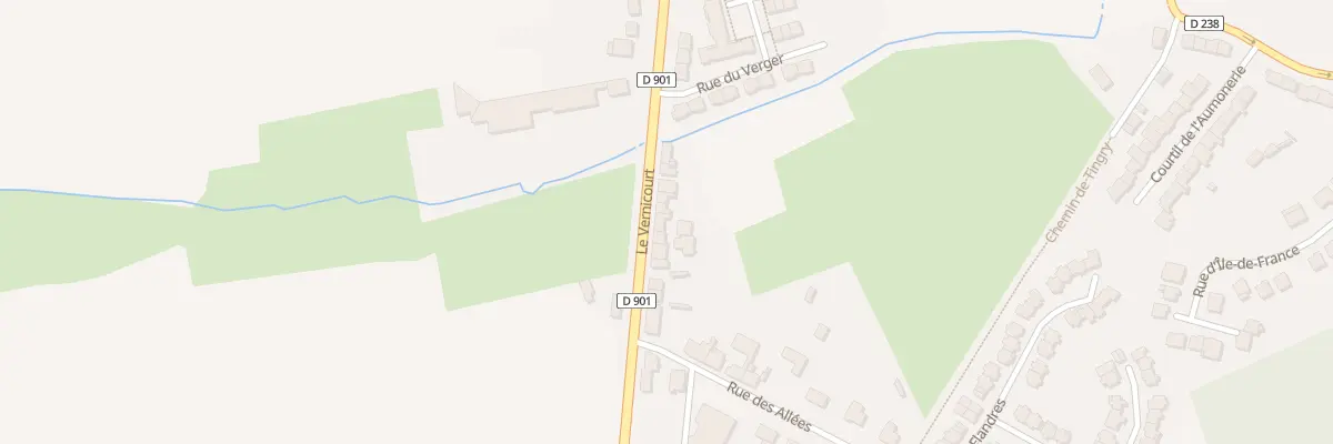 Plan du 177 Le Vernicourt à Samer