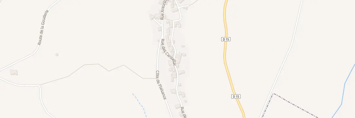Plan du 5044 Curemonte à Curemonte