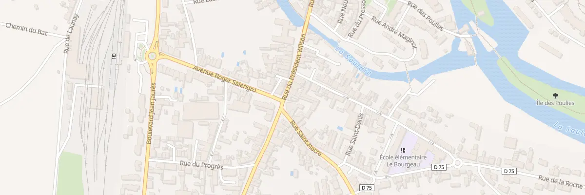 Plan du 30 Rue du Président Wilson à Romorantin-Lanthenay