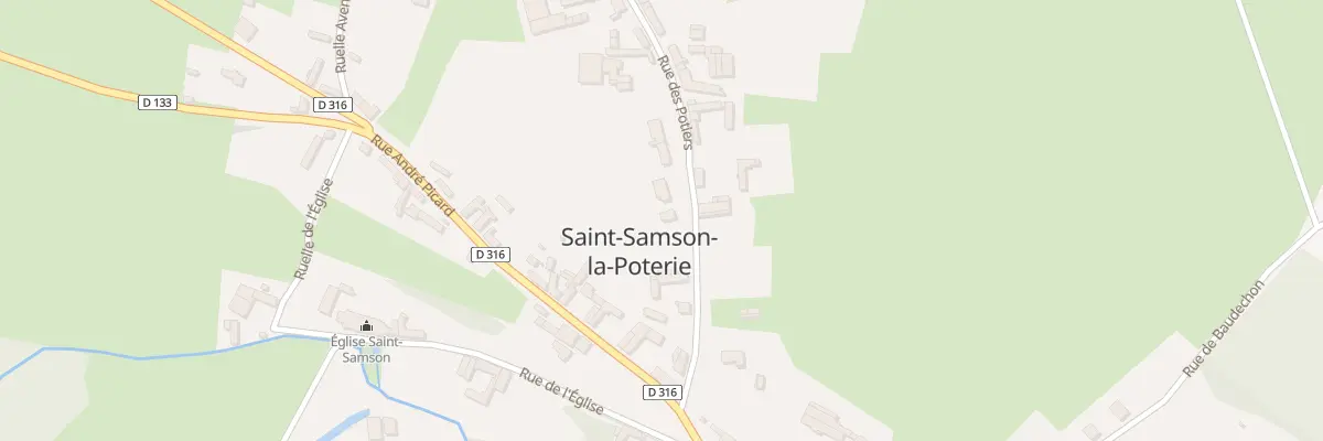 Plan du 11 Rue des Potiers à Saint-Samson-la-Poterie
