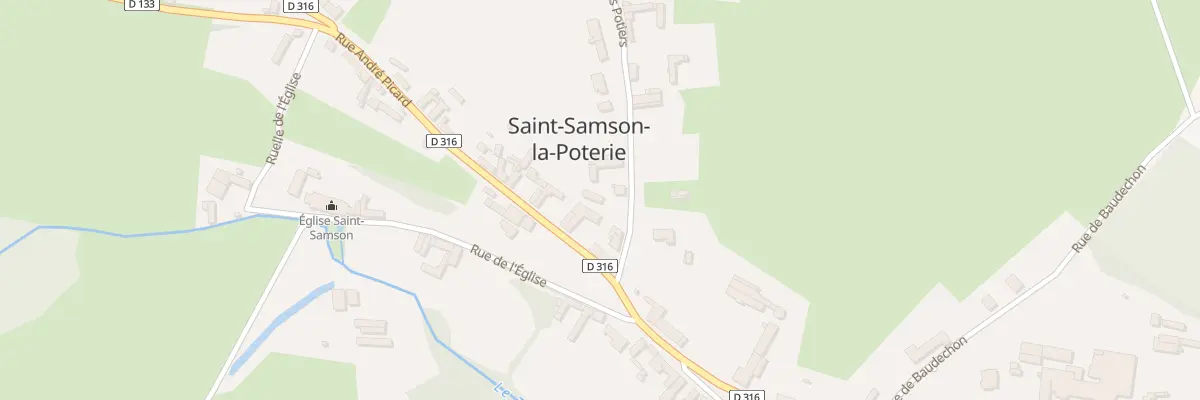 Plan du 5 Rue des Potiers à Saint-Samson-la-Poterie