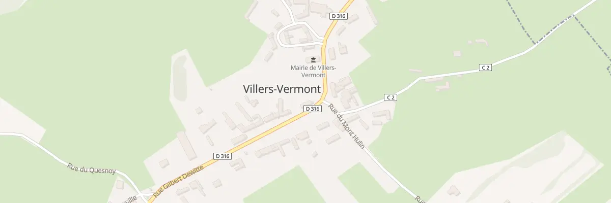 Plan du 18 Rue Gilbert Dewitte à Villers-Vermont