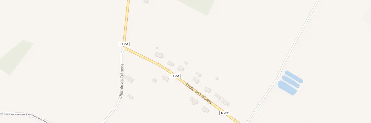Plan du 42 Rte de Trébons à Vallègue