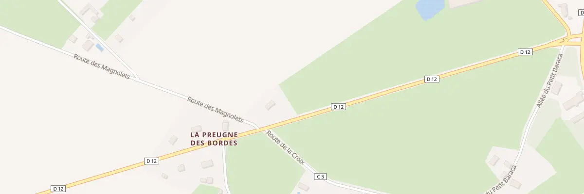 Plan du 2 La Preugne des Bordes à Buxières-d’Aillac