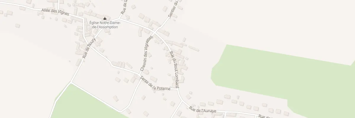 Plan du 19 Rue du Bout Lombard à Courcelles-lès-Gisors