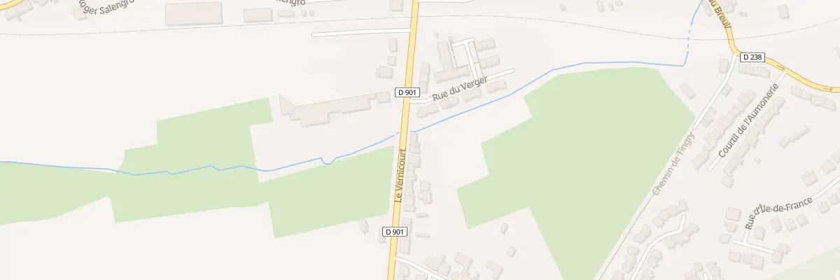 Plan du 141 Le Vernicourt à Samer