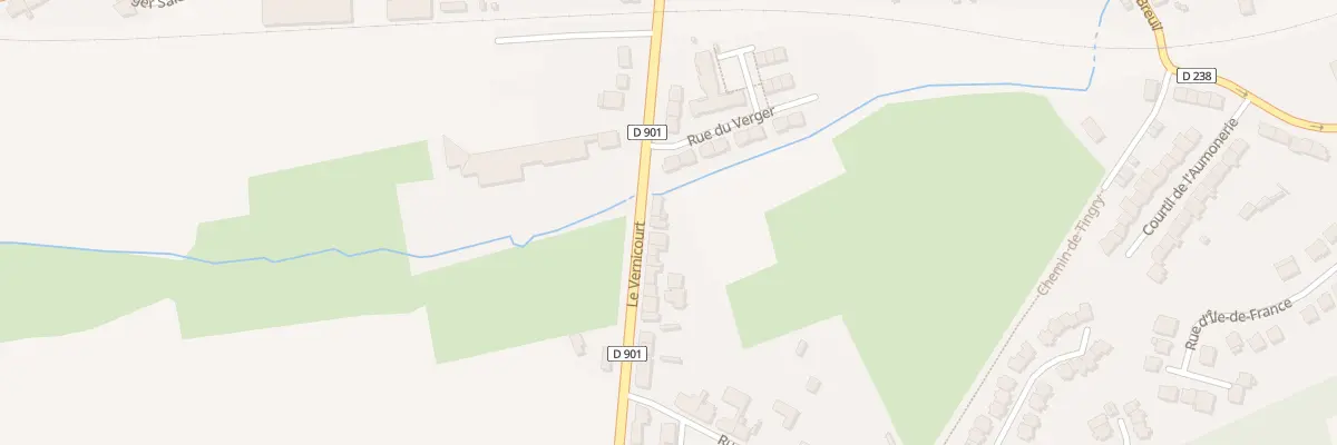 Plan du 145 Le Vernicourt à Samer