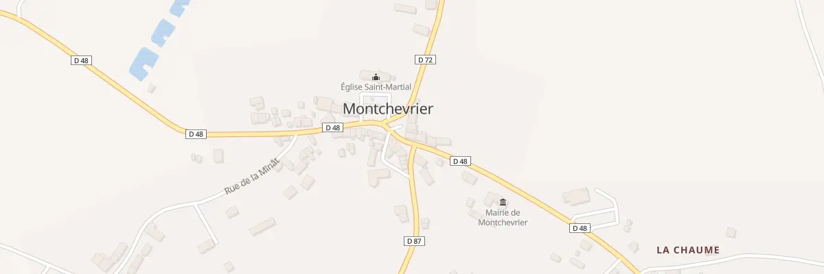 Plan du 5052 Le Bourg à Montchevrier
