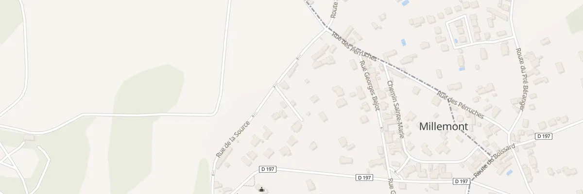 Plan du 5 Rue de la Source à Millemont