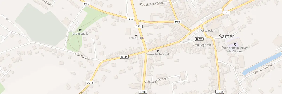 Plan du 12 Rue de Neufchatel à Samer
