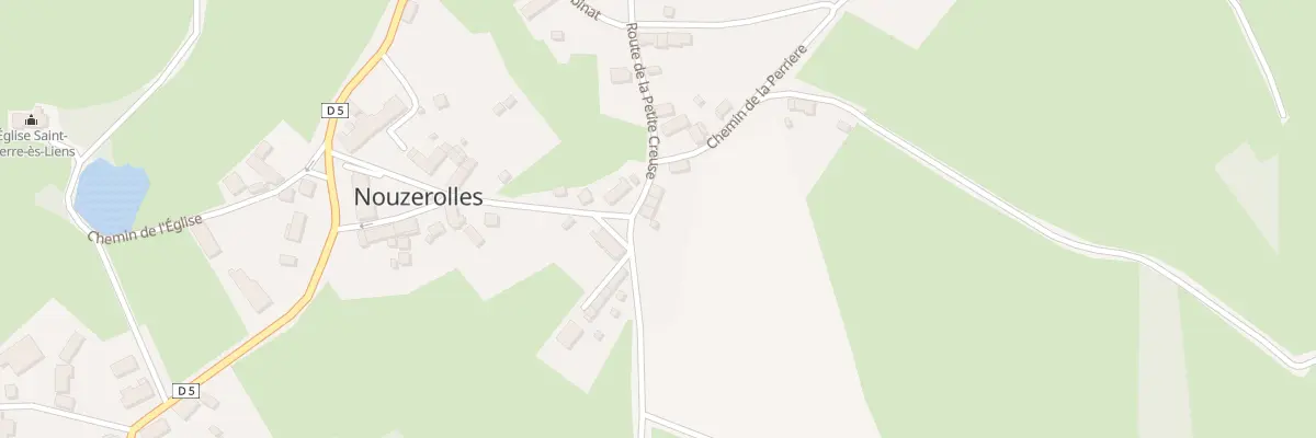 Plan du 5 Rte de la Petite Creuse à Nouzerolles