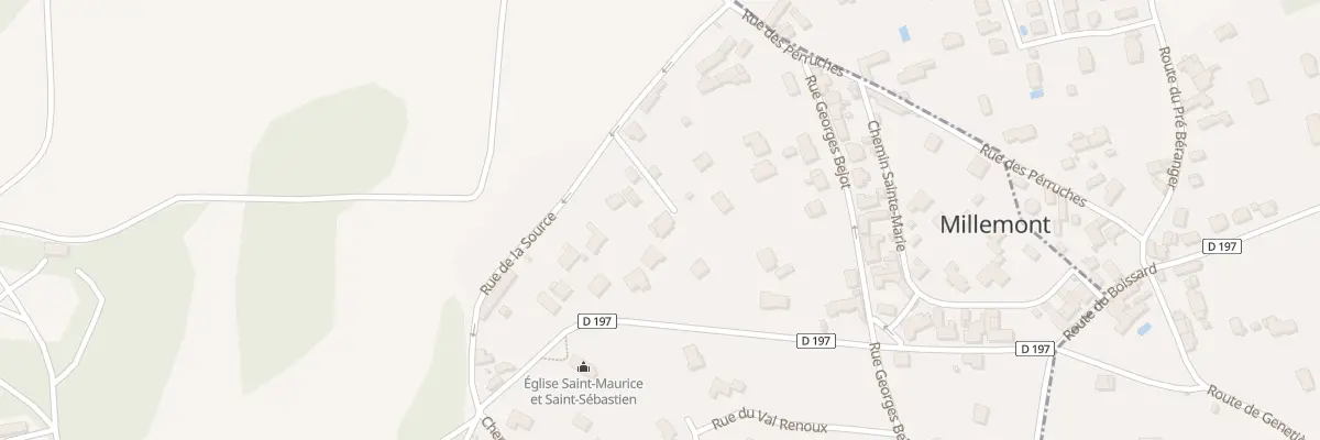 Plan du 7 Rue de la Source à Millemont