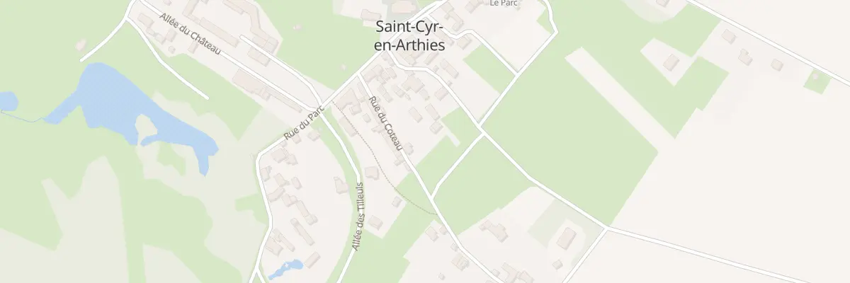 Plan du 5 Rue du Côteau à Saint-Cyr-en-Arthies