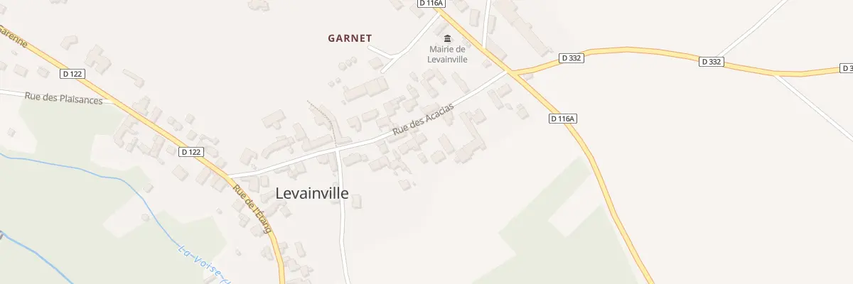 Plan du 7 Rue des Acacias à Levainville