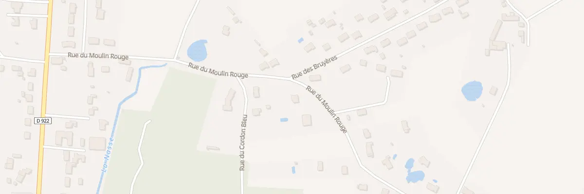 Plan du 23 Rue du Moulin Rouge à Romorantin-Lanthenay